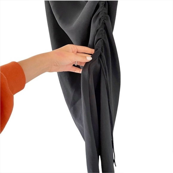 Zara Black Midi Dress - Picture 14 of 16